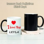 I Love You Kişiye Özel Sihirli Kupa Pi16 - 1