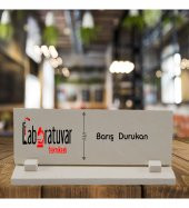 Kişiye Özel Laboratuvar Teknikeri Masaüstü Taş İsimlik - 1