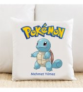 Pokemon Squirtle Zenigame Kişiye Özel Yastık Kılıfı 117 - 1