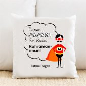 Canım Babam Kişiye Özel Yastık Kılıfı Pi90 - 1
