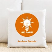 Ak Parti Kişiye Özel Yastık Kılıfı Pi198 - 1