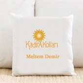 Ak Parti Kadın Kolları Kişiye Özel Yastık Kılıfı Pi199 - 1