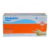 Pudrasız Beyaz Latex Muayene Eldiveni Orta Boy (M) 100 Lü Paket - 1