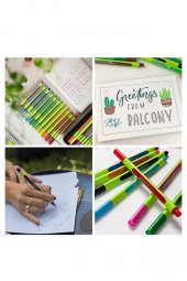 Slider Edge Xb Tükenmez Kalem 8 Renk Standlı 1 Paket Line-up 0.4 mm İnce Uçlu Keçeli Kalem 8 Renk 1 Paket thumbnail 7