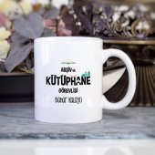 Kişiye Özel Arşiv ve Kütüphane Görevlisi Kupa Bardak - 1