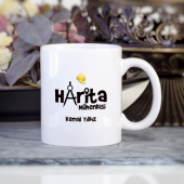 Kişiye Özel Harita Mühendisi Kupa Bardak - 1