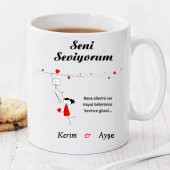 Bana Ellerini Ver Kişiye Özel Kupa Pi175 - 1