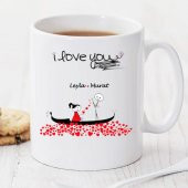 I Love You Kişiye Özel Kupa Pi163 - 1