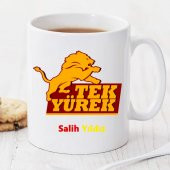 Tek Yürek Kişiye Özel Kupa Pi139 - 1