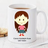 Canım Kardeşim Kişiye Özel Kupa Pi107 - 1
