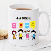 I Love You Kişiye Özel Kupa Pi47 - 1