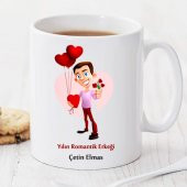Yılın Romantik Erkeği Kişiye Özel Kupa Pi24 - 1