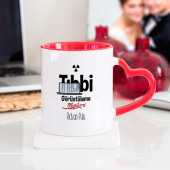 Kişiye Özel Tıbbi Görüntüleme Teknikeri Kalpli Kupa Bardak thumbnail 1