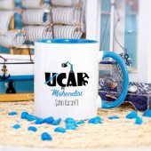 Kişiye Özel Uçak Mühendisi Kupa Bardak - Mavi thumbnail 1