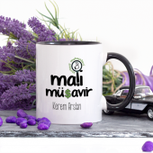 Kişiye Özel Lacivert Renkli Serbest Muhasebeci Mali Müşavir Kupa Bardak - 1