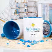 Kişiye Özel Mavi Renkli Su Ürünleri Mühendisi Kupa Bardak - Model 2 thumbnail 2