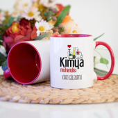 Kişiye Özel Kırmızı Renkli Kimya Mühendisi Kupa Bardak - Model 2 - 2