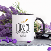 Kişiye Özel Lacivert Renkli Türkçe Öğretmeni Kupa Bardak thumbnail 1