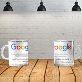 Google Kişiye Özel Baskılı Yeni Tasarım Kupa Bardak Özel Kutusunda - 1