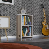 Kenzlife kitaplık süper ga 060*40*19 crd 2 katlı tek bölme ofis mutfak banyo dolabı arkalıksız thumbnail 1