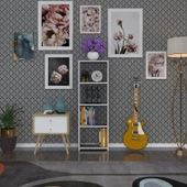 Kenzlife kitaplık süper ga 120*40*19 gri 4 katlı tek bölme ofis mutfak banyo dolabı arkalıksız thumbnail 2