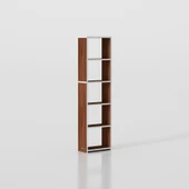 Kenzlife kitaplık süper ga 150*40*19 cvz 5 katlı tek bölme çift bölme opsiyonlu ofis mutfak banyo dolabı arkalıksız thumbnail 4