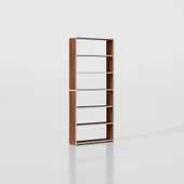 Kenzlife kitaplık süper ga 180*80*19 cvz 6 katlı tek bölme çift bölme opsiyonlu ofis mutfak banyo dolabı arkalıksız thumbnail 4