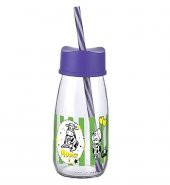 Pipetli Su Ve Süt Şişesi Cam 250 ML - Mor - 1
