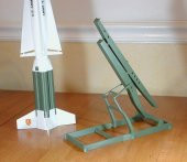 Nike Hercules Füzesi İçin Başlatıcı Ekran Standı Plastik Aparat - 2