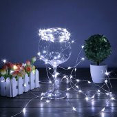 Peri Led Işık 10  Metre BEYAZ Dekor Lambası 100 Ledli - 1