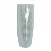 Lüks Kristal Bardak Sert Plastik Çay Kahve Su Otomat Bardağı 180 Ml 25 li 1 Paket - 2