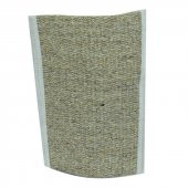 Doğal Keçi Kılı El Geçmeli Sırt ve Vücut Kesesi Bej 26x18 - 4