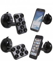 Araç İçi Telefon-Tablet-Navigasyon Tutucu-(8 Vantuzlu Döner Başlıklı) - 1