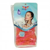İpli Sırt ve Vücut Yumuşak Banyo Lifi Pembe-Turuncu 56x10 Cm - 2