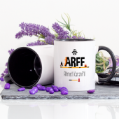 Kişiye Özel Lacivert Renkli Arff Kupa Bardak thumbnail 2