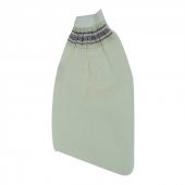 İpek Sırt ve Vücut Kesesi Lastikli Eldiven Beyaz 15x25 - 2