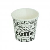 Karton Bardak 4 Oz Kullan At Çay Kahve Sıcak Kağıt Otomat Bardağı 50 Li 1 Paket - 1