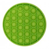 Yuvarlak Tek Renk Pop Push İt Anti Stres Baloncukları Bubble Fidget - 4