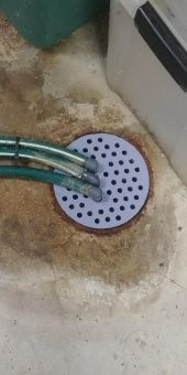 Bodrum Zemin Tahliye Plakası W / Hvac Yoğuşma Tahliye Delikleri Plastik Aparat - 4