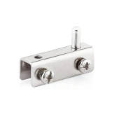 Cam Tutucu Etejer U Tipi Cam Raf Ahşap Menteşesi Krom - 3