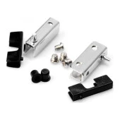 Cam Tutucu Etejer U Tipi Cam Raf Ahşap Menteşesi Krom - 4