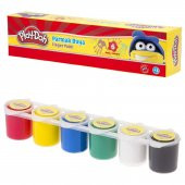 Play-Doh 6 Renk Parmak Boya Birleşik 30 Ml PLAY-PR018 - 1