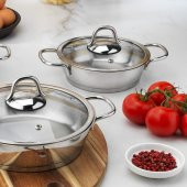 Schafer Eva Çelik Sahan Seti-6 Prç.-Inox - 2