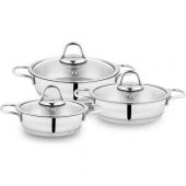 Schafer Eva Çelik Sahan Seti-6 Prç.-Inox - 3
