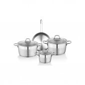 Schafer Vals 7 Parça Çelik Tencere Seti Inox - 1