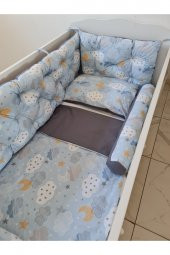 60x120 ÇİFT YÖNLÜ BEŞİK KENAR KORUMA 45cm (YÜKSEKLİK YILAN YASTIK HEDİYELİ) - 3