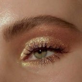 Sim Glitter, Göz Simi, Göz Farı Yüz ve Vücut Parıltısı, Party Glitter Makyaj Simi 5 ML Gold- 2 - 1