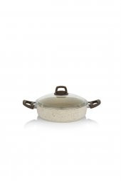 Schafer Profuse 28 cm 28 cm Basık Tencere Krem - 1
