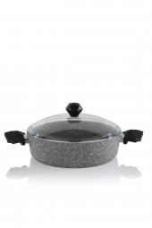 Schafer Cory Yanmaz Yapışmaz Basık Tencere - 30cm - Gri - 1