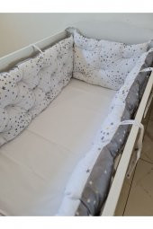 70x130 ÇİFT YÖNLÜ BEŞİK KENAR KORUMA 45cm (YÜKSEKLİK YILAN YASTIK HEDİYELİ) - 3